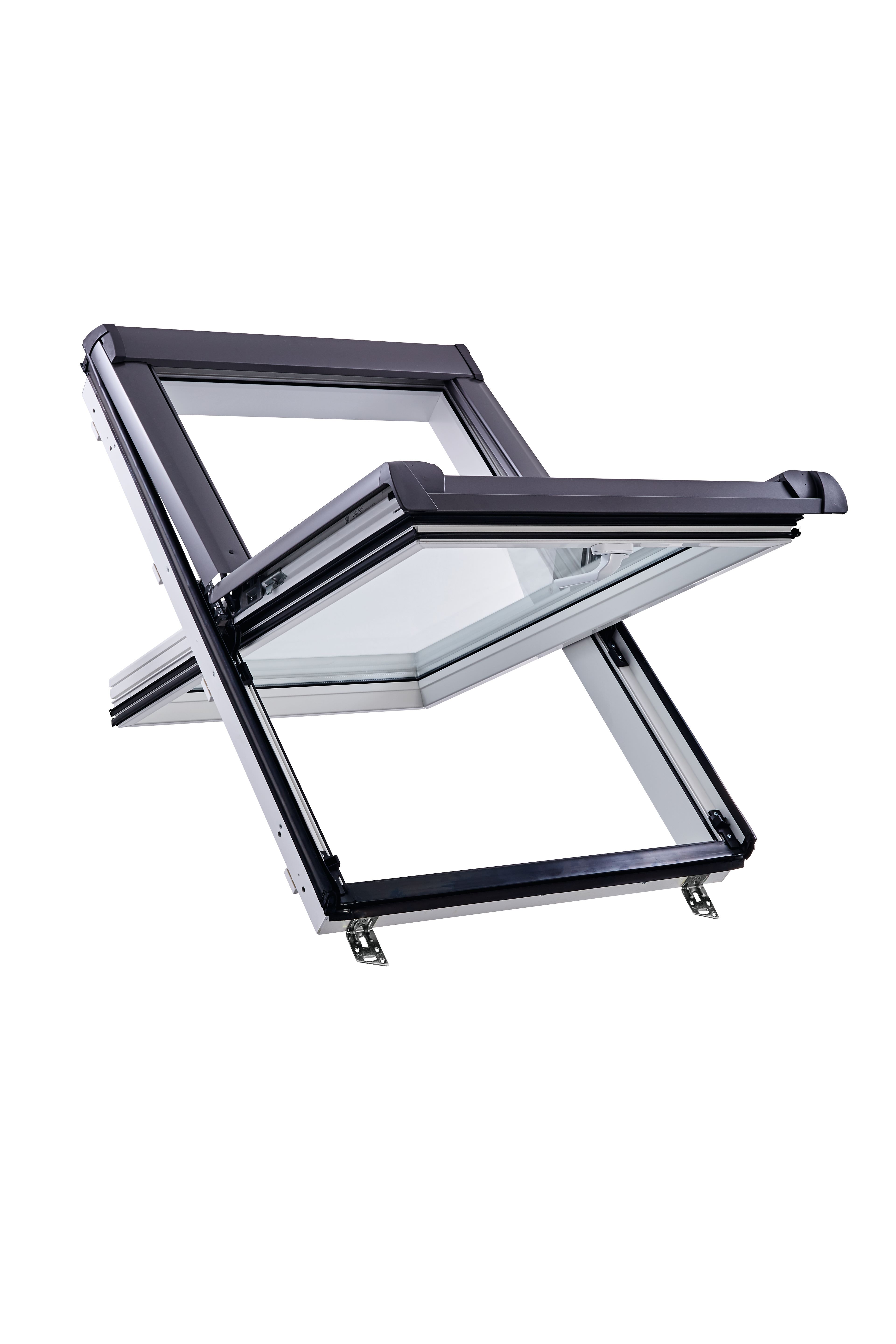 Dachfenster, Schiebefenster, Glasfenster, Aluminiumrahmen, Fensterverschluss