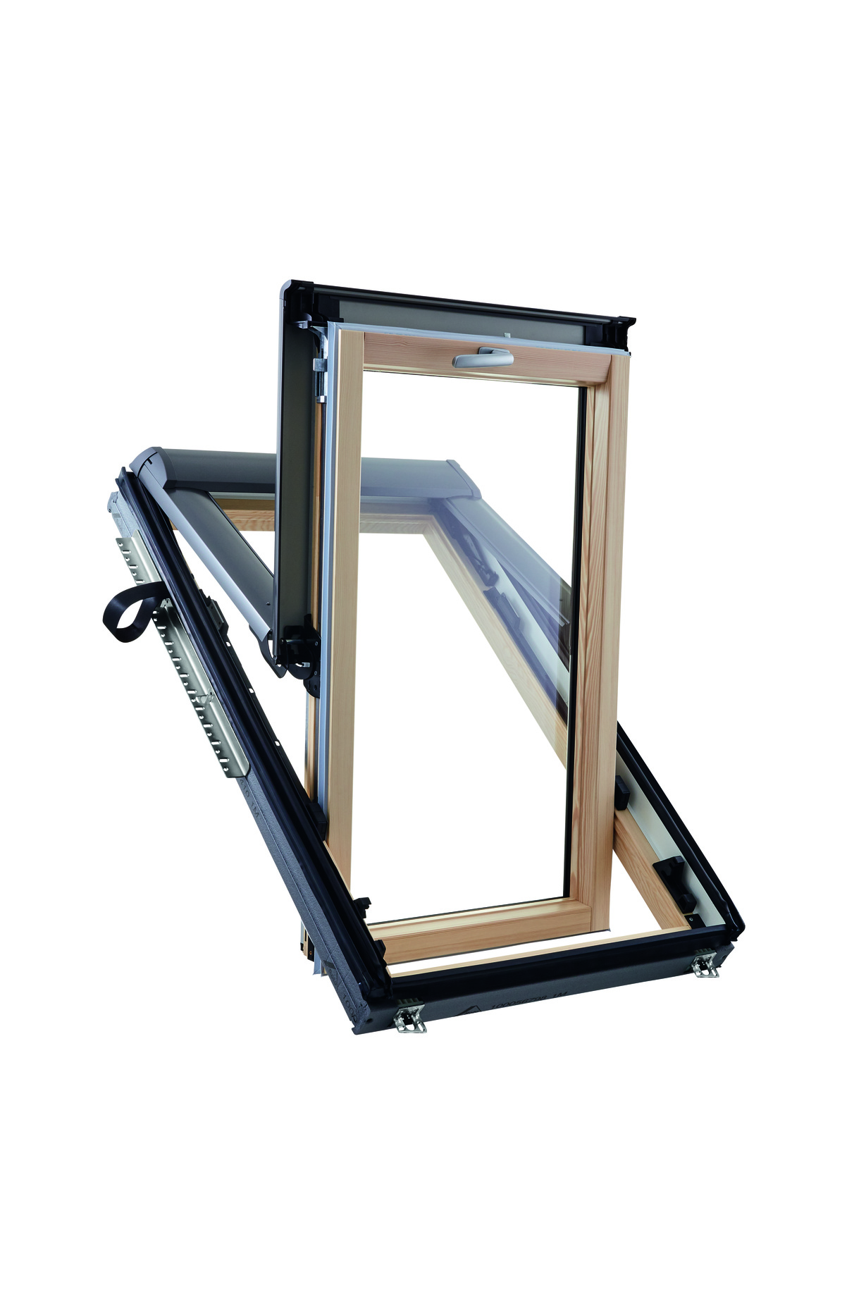 Roto Designo Klapp-Schwingfenster R8 Holz-807265M Fenster, Aluminium, Architektur, Gebäude, Dachfenster