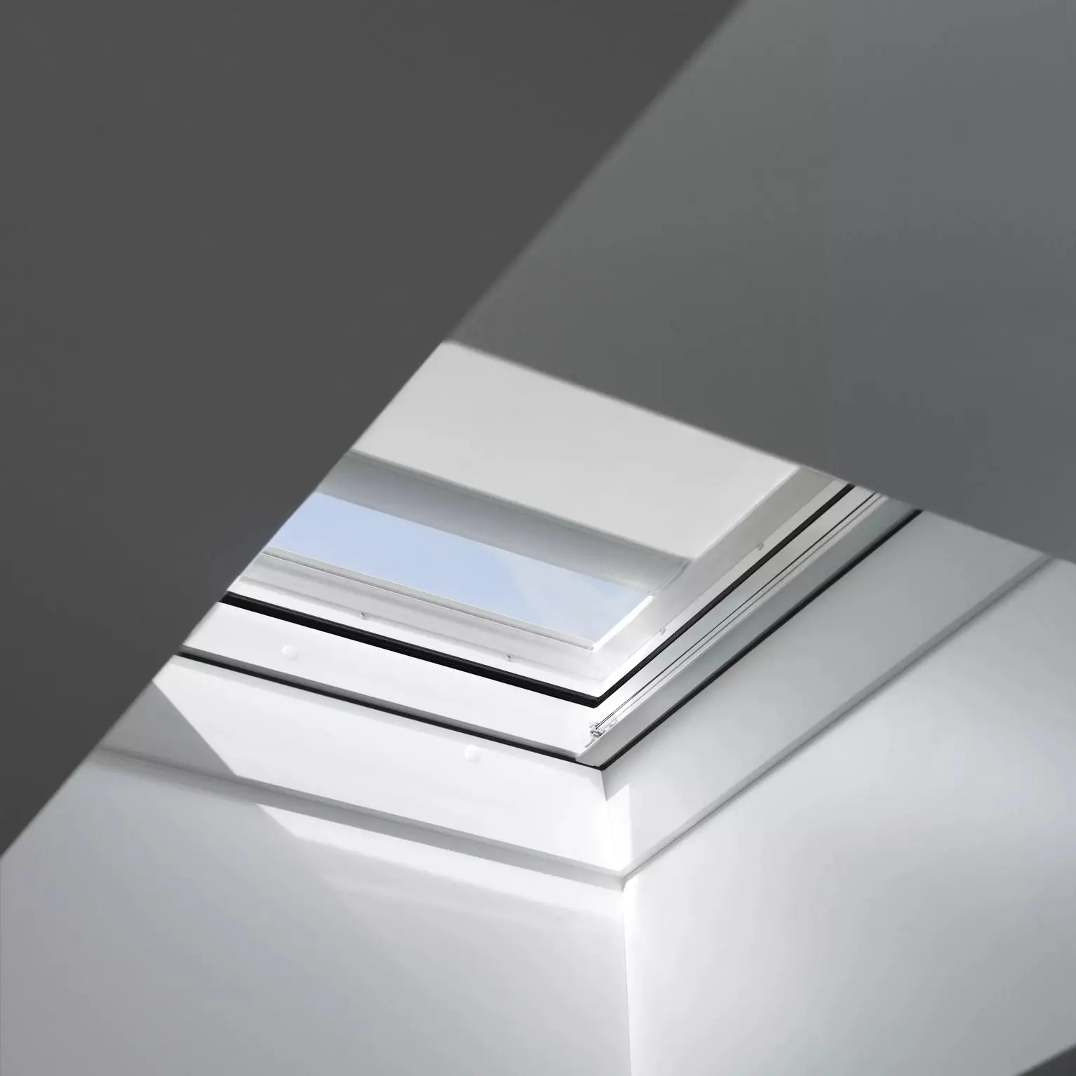 VELUX Solar-Hitzeschutz-Markise Flachdachfenster MSG weiß, weiße Schiene für CXP, CVP und CSP-MSG0600606090KWLM Architektur, Gebäude, Dachfenster, Fenster