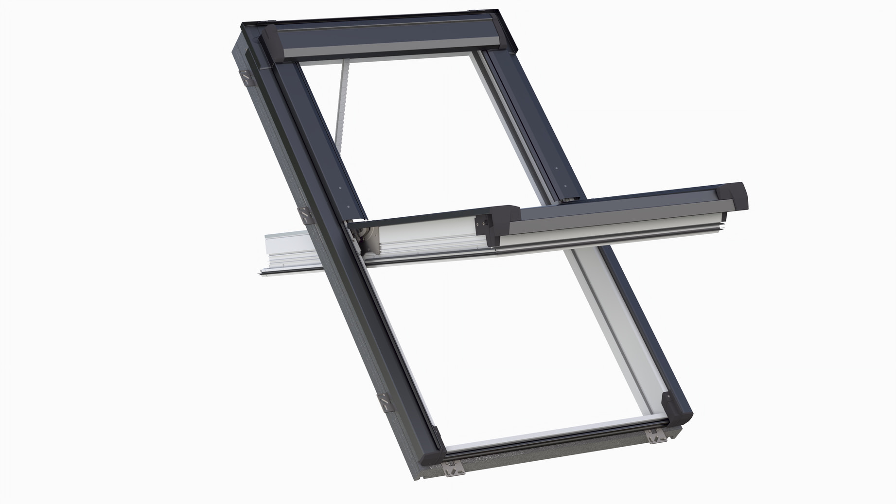 RotoQ Entrauchungsfenster Q4 Kunststoff-861586M Fenster, Architektur, Gebäude, Dachfenster