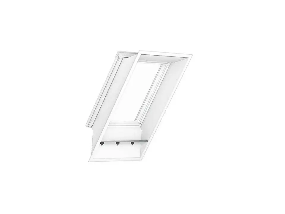 VELUX LFI 2000 Fensterbank MDF Platte weiß für Dächer ohne Abseite-LFICK002000M