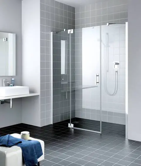 Kermi Filia XP Pendeltür 1-flügelig mit Festfeldern FX 1GR/L-FX1GR11018VAKM