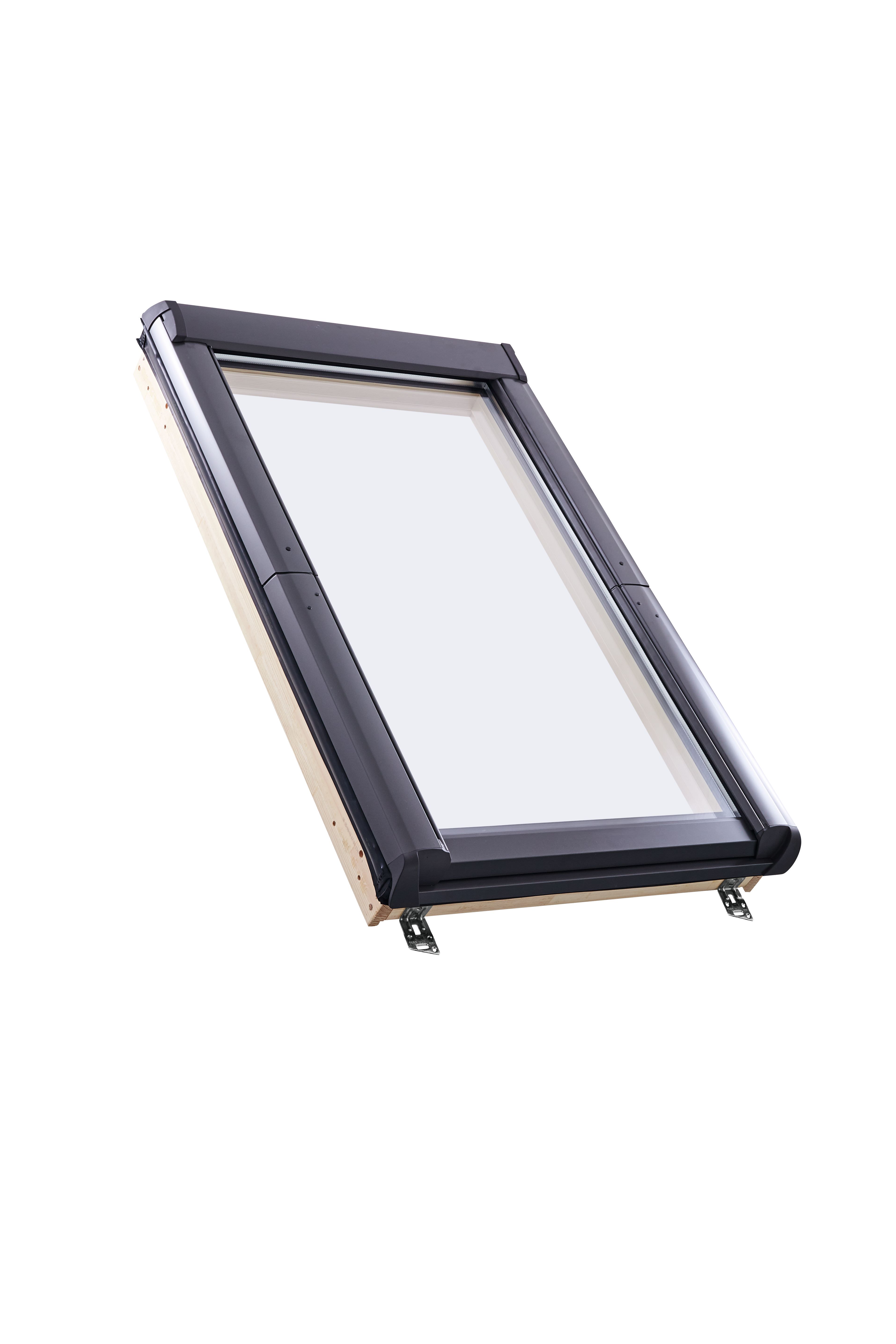 Dachfenster, Kunststoffrahmen, Drehfenster, Isolierglas, Rahmenfarbe dunkelblau