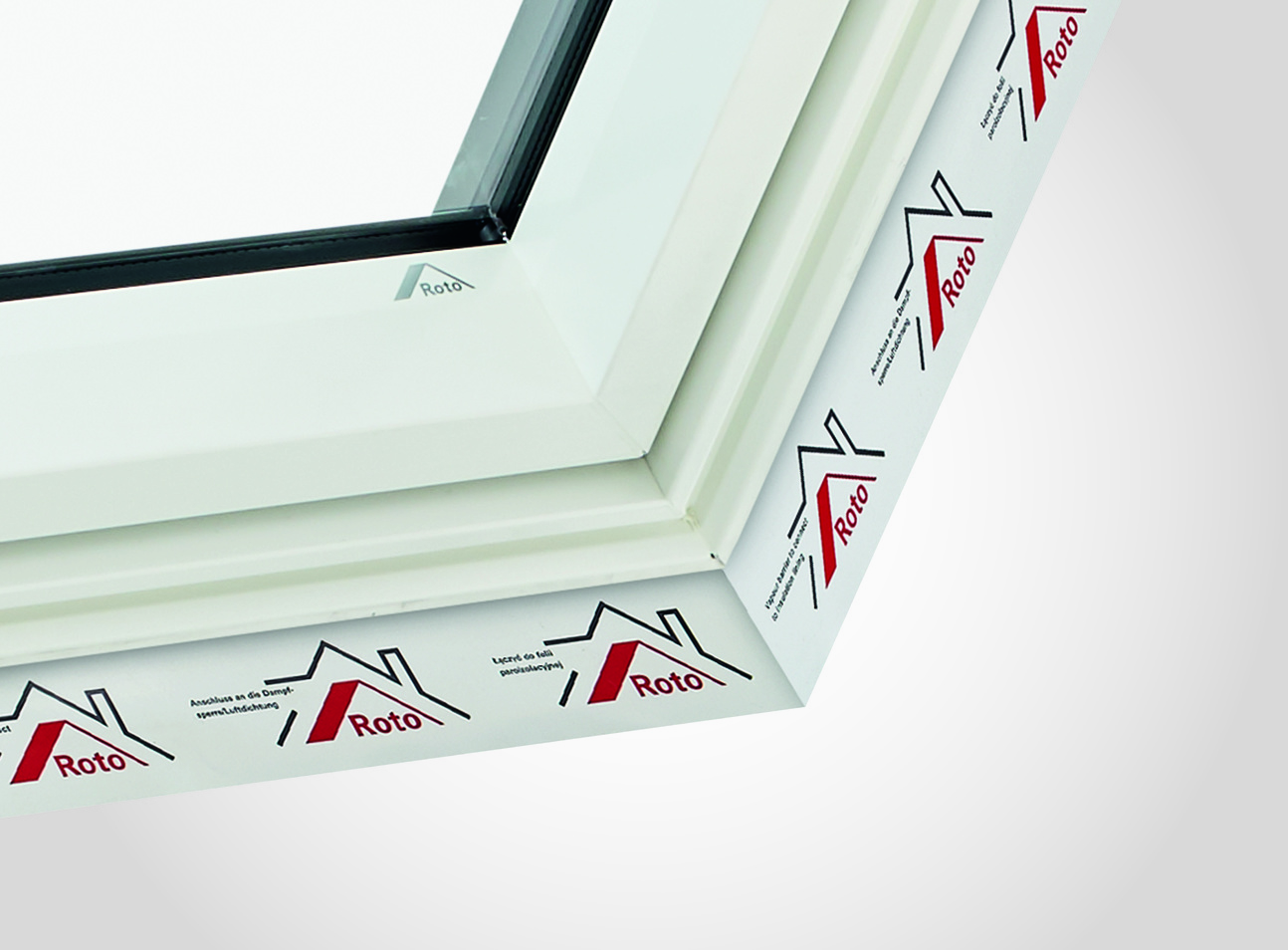 RotoQ Tronic Schwingfenster QT4 Kunststoff-785192M Fenster, Architektur, Gebäude, Dachfenster, Fenster, Architektur, Gebäude, Dachfenster