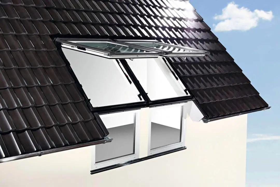 Roto Designo 2-fach Kombi-Eindeckrahmen für Fassadenanschluss Rx-528683M