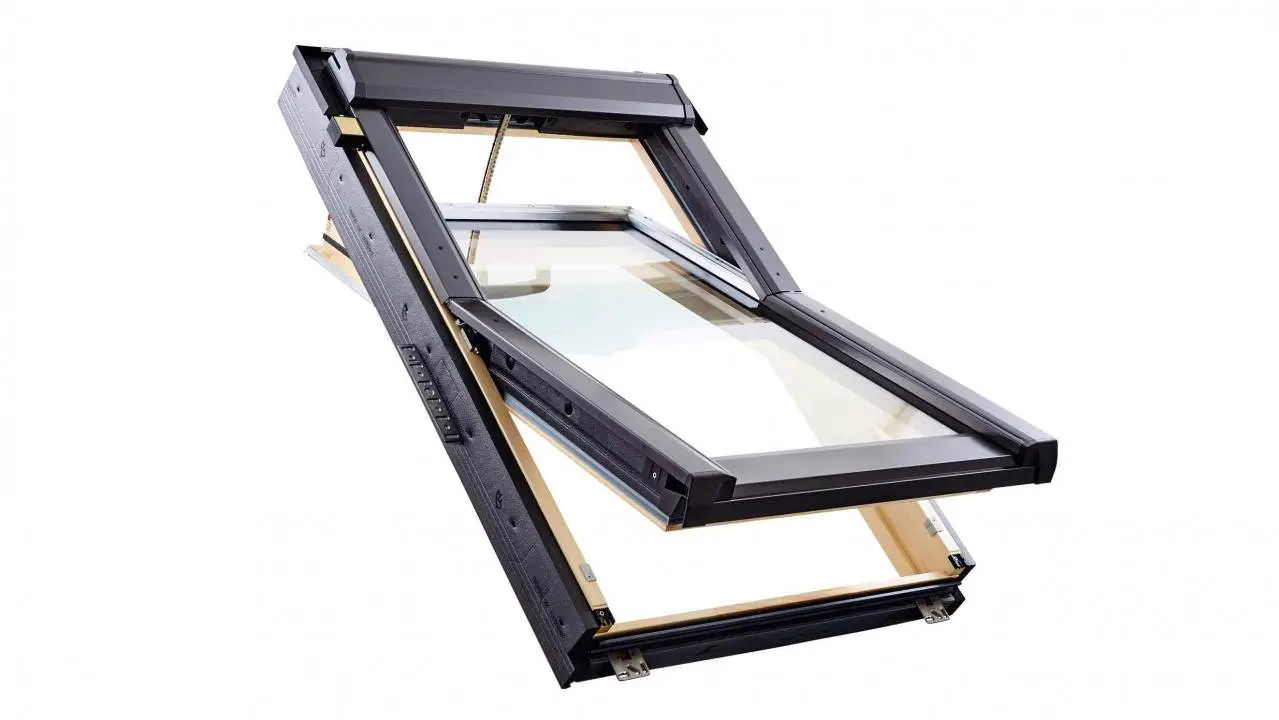 RotoQ Tronic Schwingfenster QT4 Holz-743098M