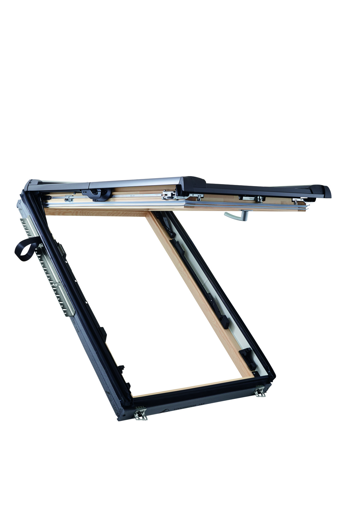 Roto Designo Klapp-Schwingfenster R8 Holz-807265M Fenster, Gebäude, Dachfenster, Pistole, Waffe